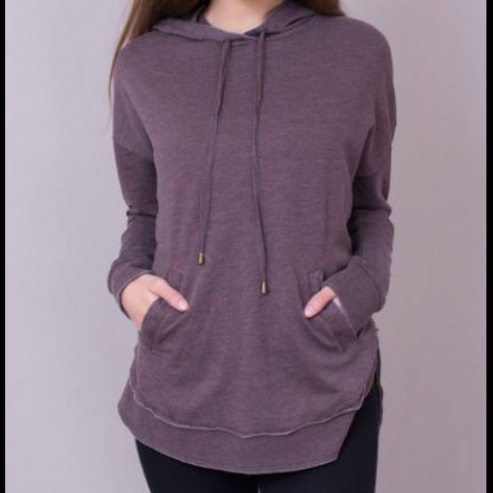 Z Supply Small Dakota Circle Hem Hoodie